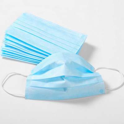 Customized civil use 3 ply non-woven disposable face mask adjustable supplier quick delivery