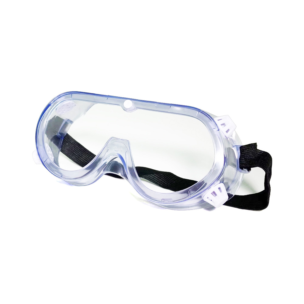 Industrial Chemical Anti-Duty/Splash Protective Safety Goggles for Eye Protection with Adjustable White Strap